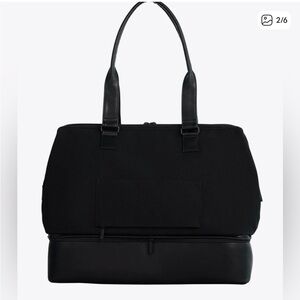 BEIS Black weekender Duffel Bag
